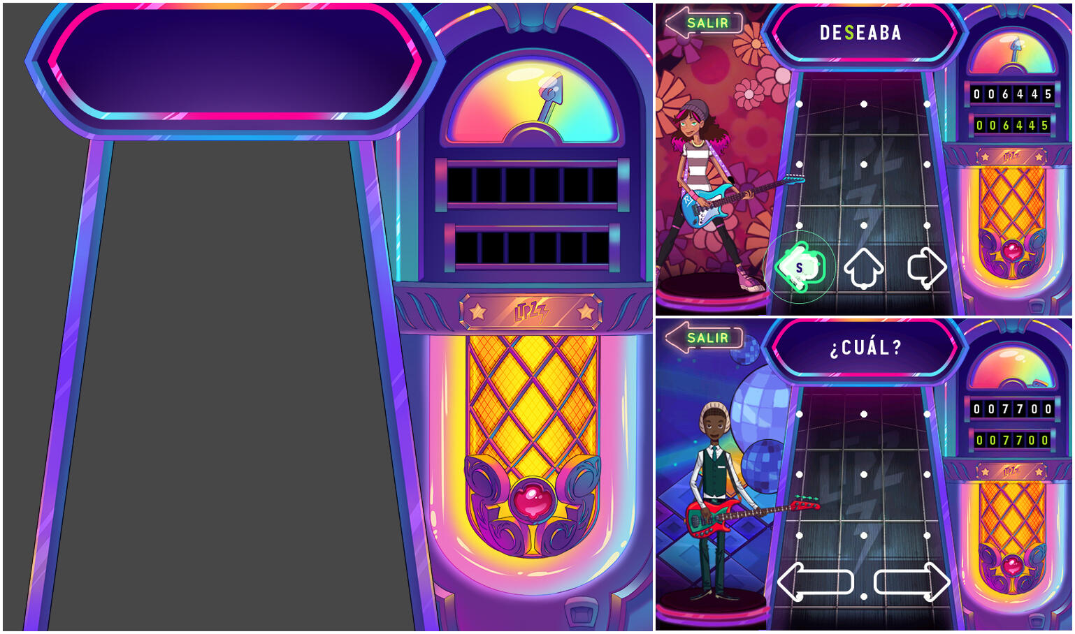 Letrapaluza 3 UI/HUD Design