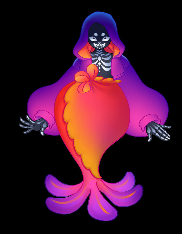 Vtuber Design Hazard Seal (Dark Mode)