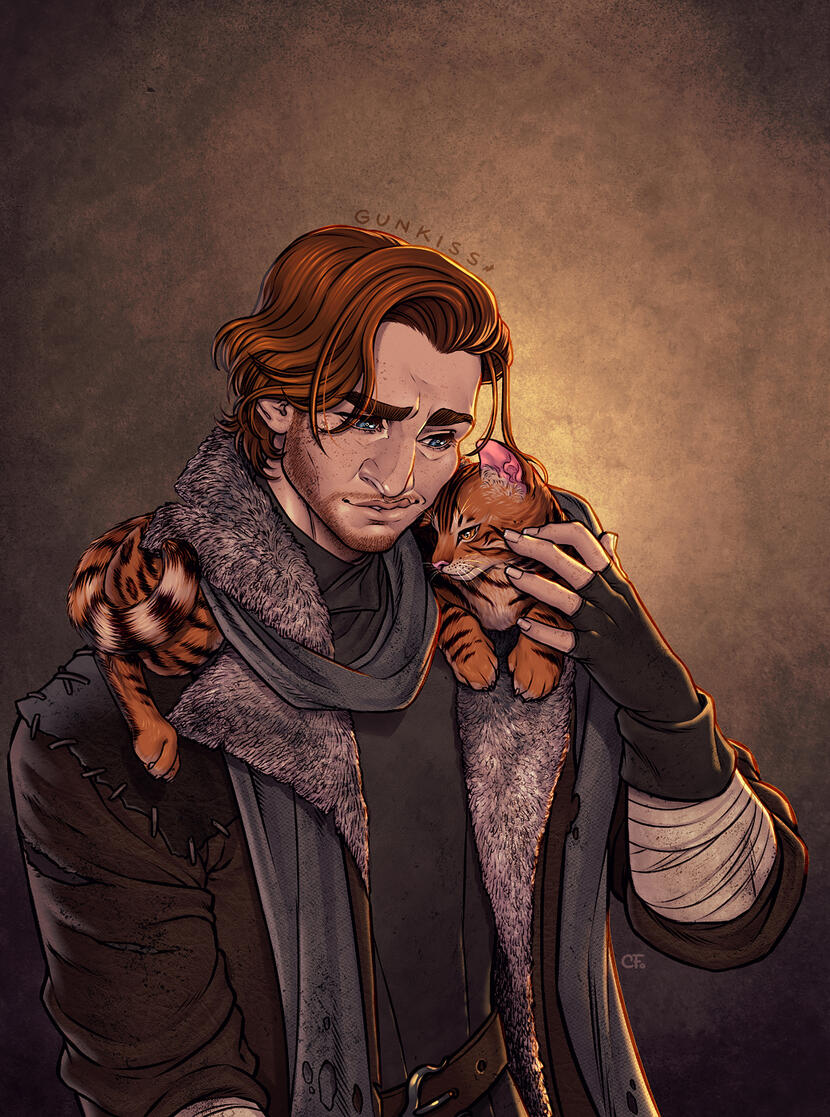 2019- Dark Horse's Critical Role: The Chronicles of Alexandria - The Mighty Nein Artbook Illustration