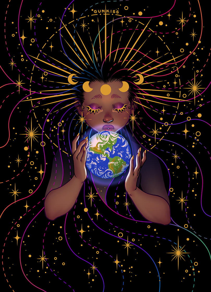 2020-Elements EARTH Anthology Postcard Illustration