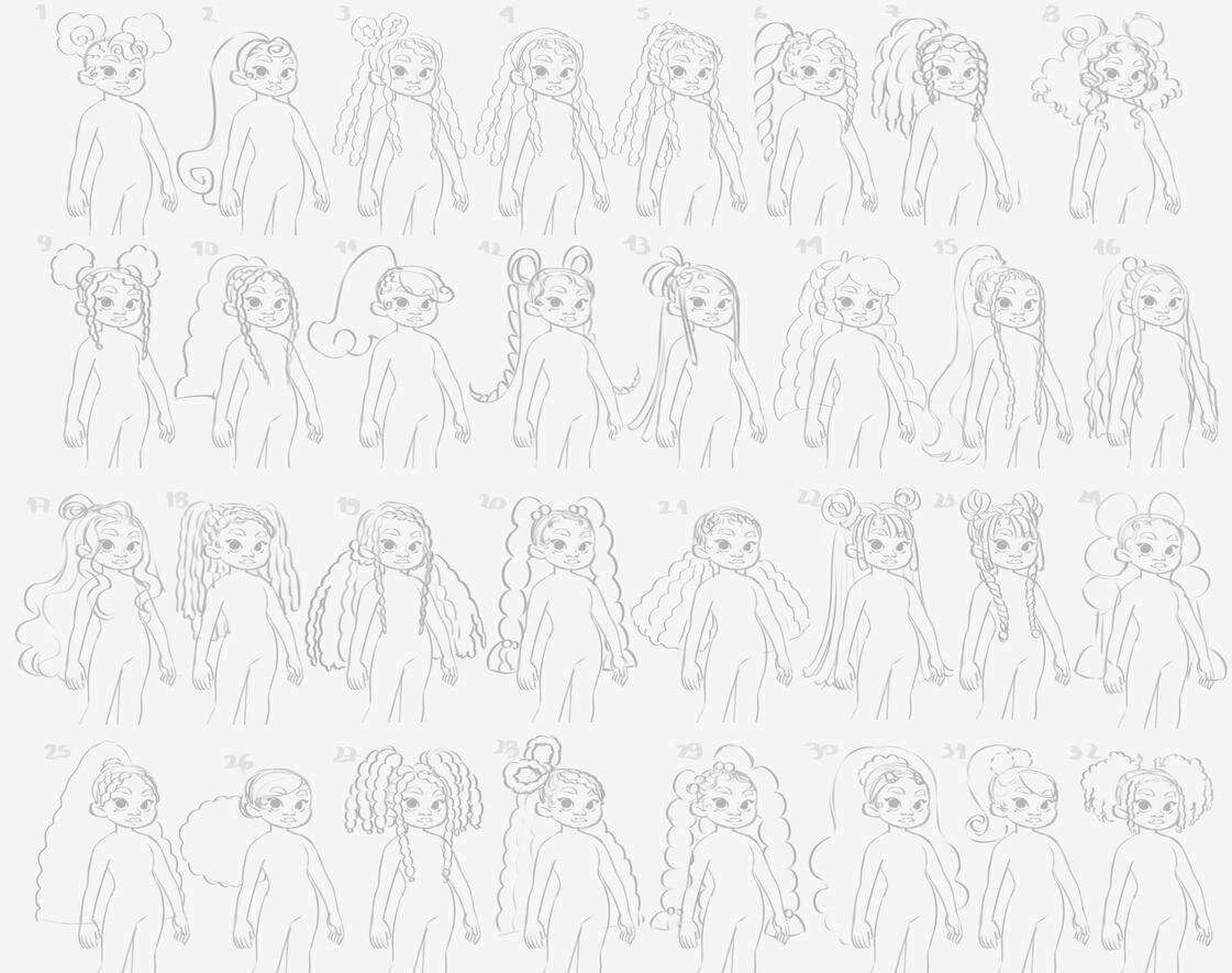 Artemis Hair Exploration