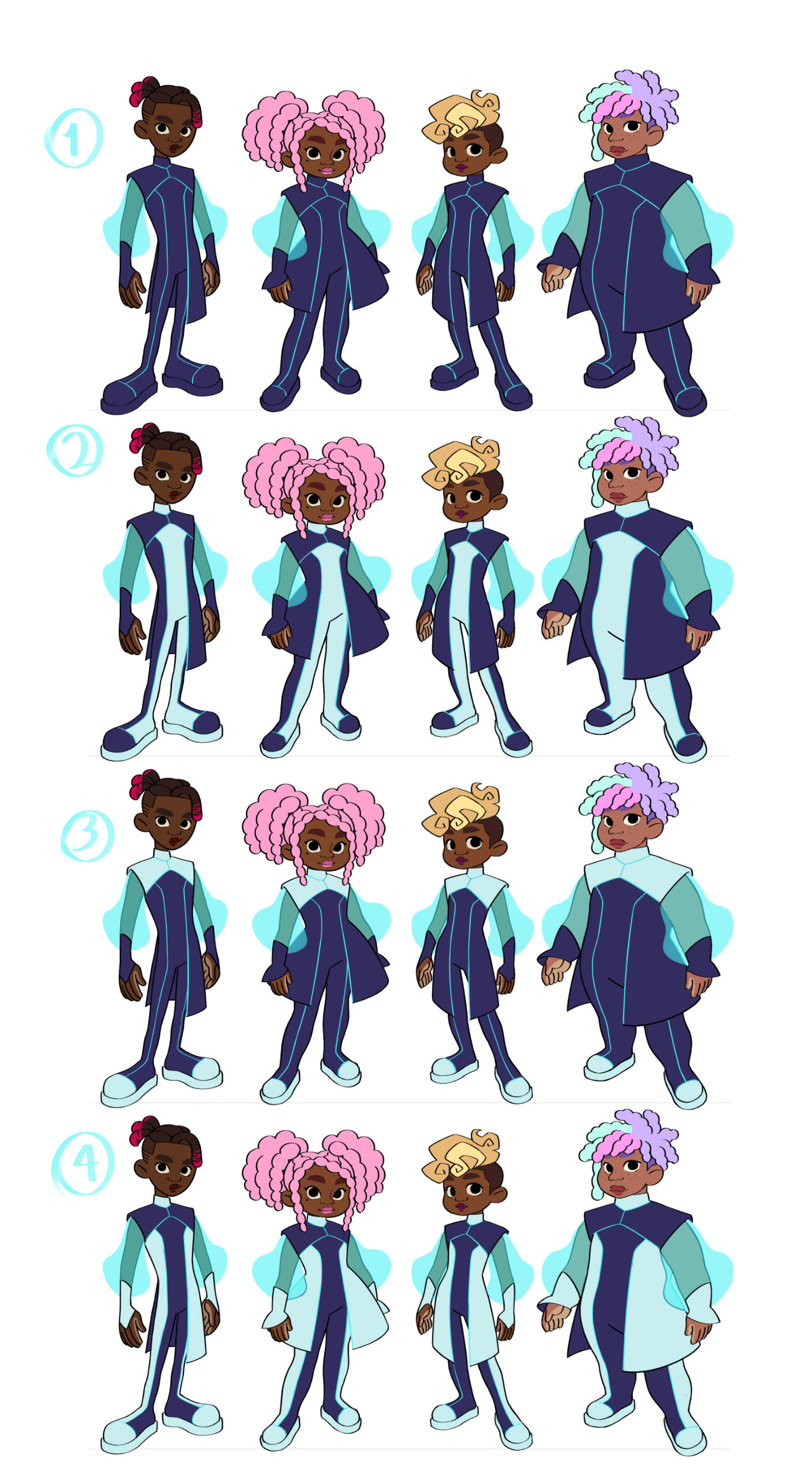 Battle Uniforms Color Exploration