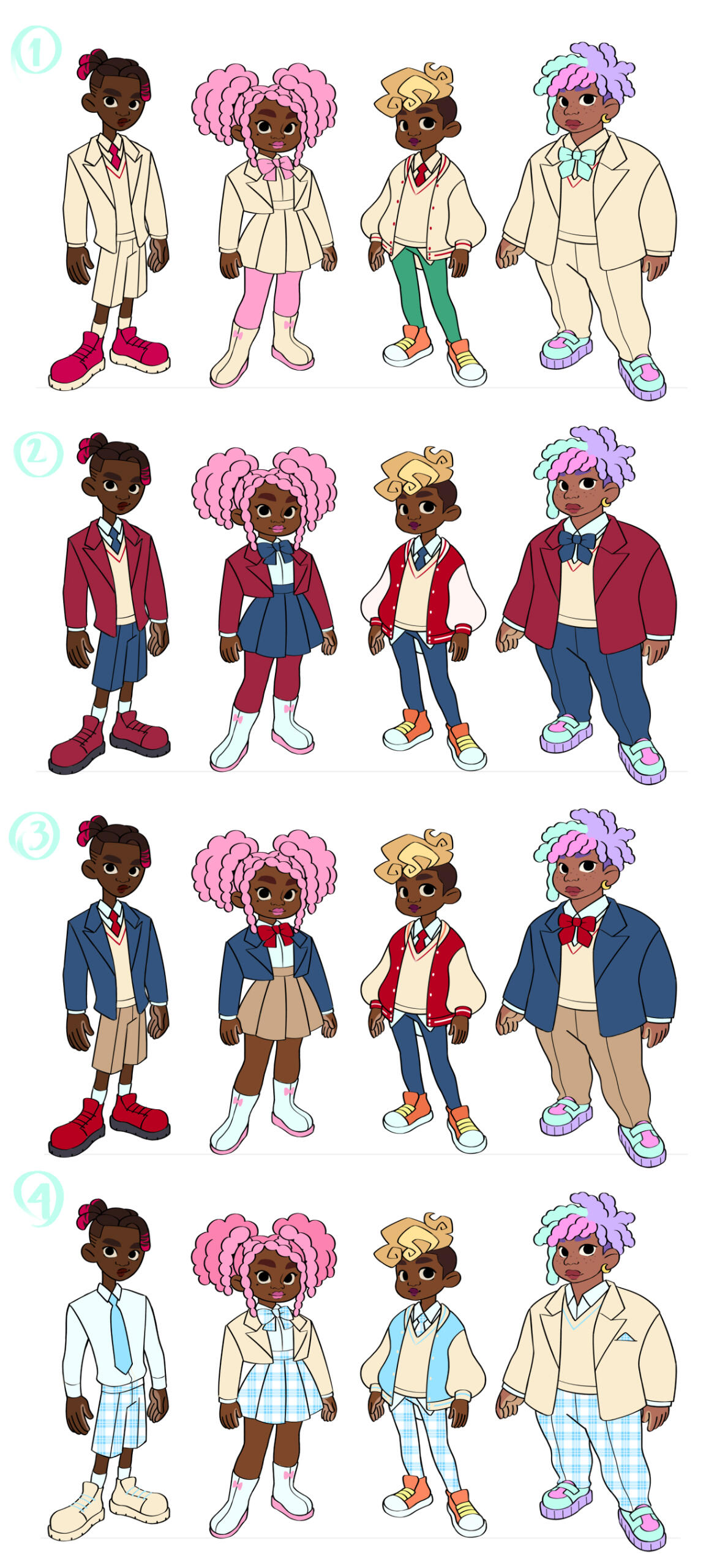School Uniform Color Exploration