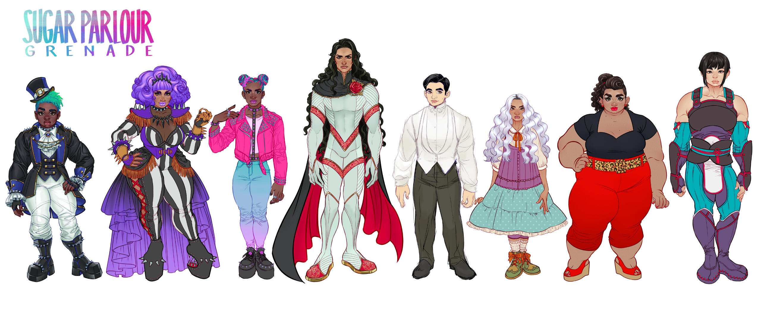 Character Design Lineup